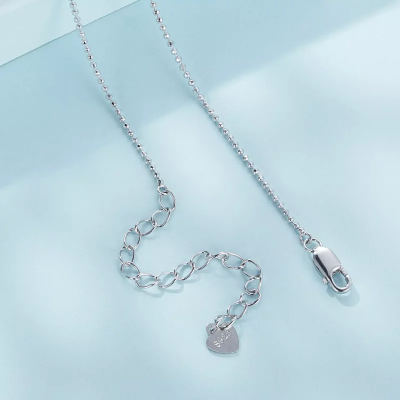 (imagen para) Collar básico de cadena con cuenta de flash estilo Pandora - SCA027 - Ver 6