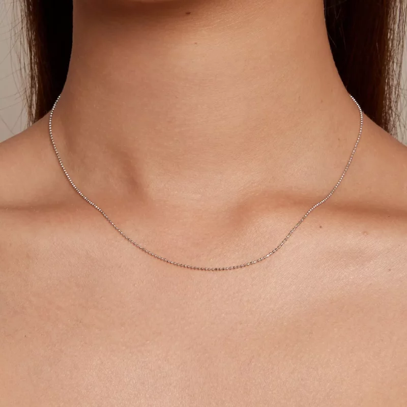 (imagen para) Collar básico de cadena con cuenta de flash estilo Pandora - SCA027 - Ver 8