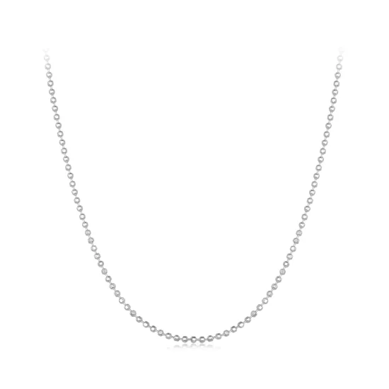 (imagen para) Collar básico de cadena con cuenta de flash estilo Pandora - SCA027