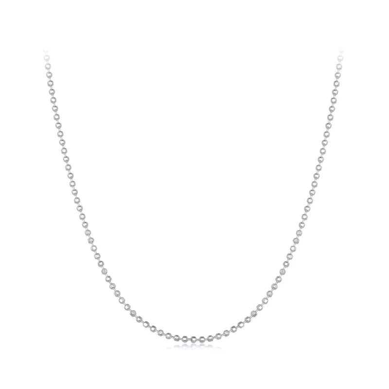 (imagen para) Collar básico de cadena con cuenta de flash estilo Pandora - SCA027