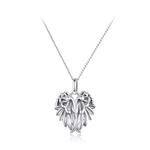 (imagen para) Collar de estilo Pandora con alas - SCN504