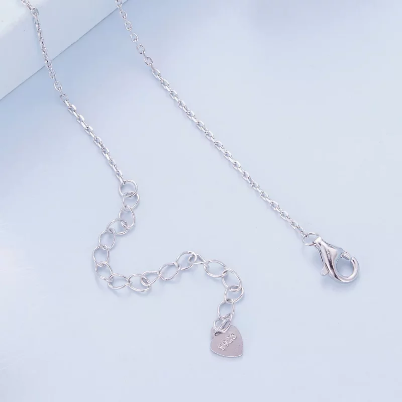 (imagen para) Collar de estilo Pandora con corazón emocional - BSN344 - Ver 5