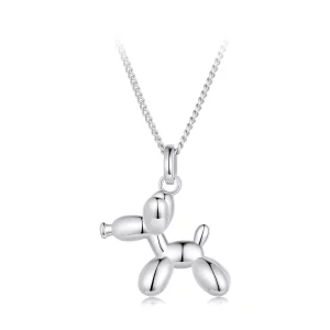 (imagen para) Collar de estilo Pandora con perro de globo - SCN506