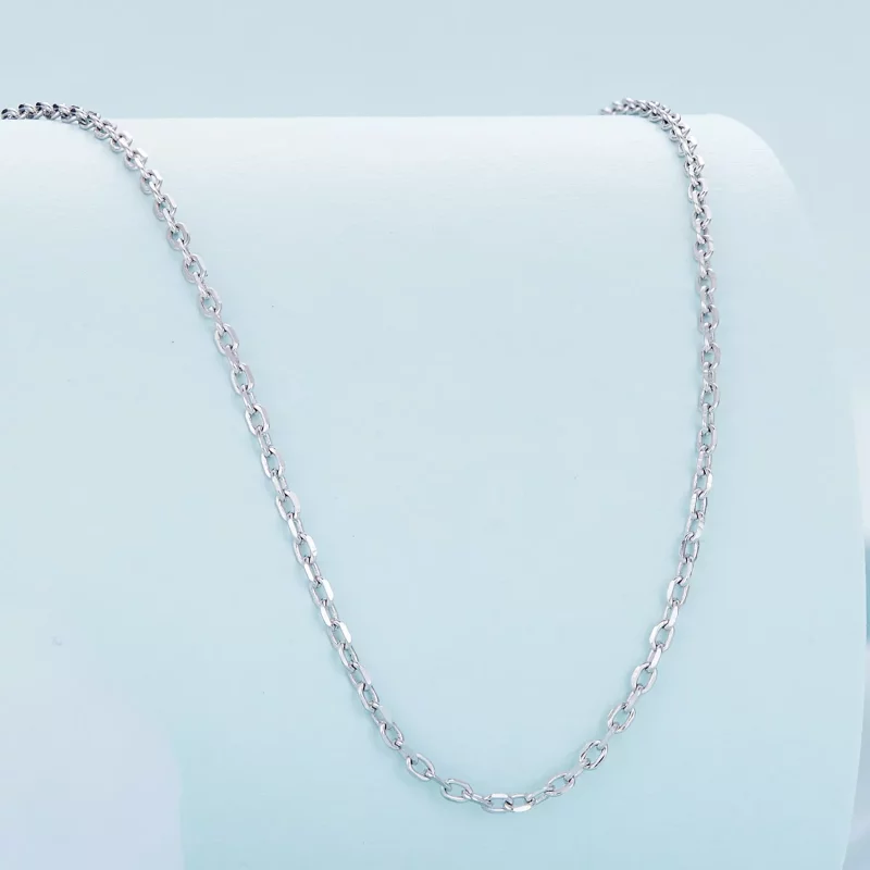 (imagen para) Collar de plata sencillo estilo Pandora - SCA018 - Ver 2