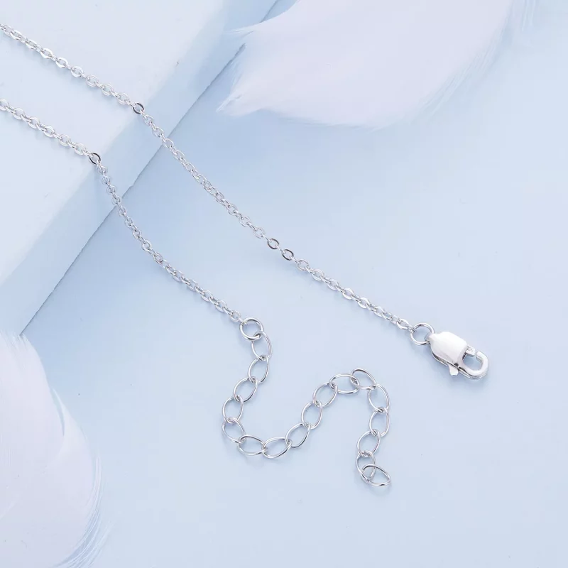 (imagen para) Collar estilo Pandora con corazón colorido - BSN320 - Ver 5