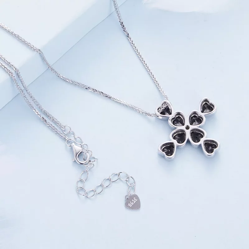 (imagen para) Collar estilo Pandora con cruz - BSN335 - Ver 4