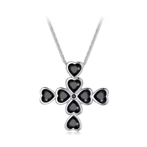 (imagen para) Collar estilo Pandora con cruz - BSN335