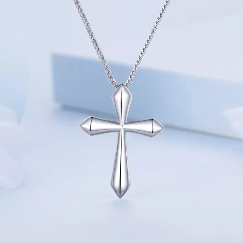(imagen para) Collar estilo Pandora con cruz de Chopin - BSN304 - Ver 3