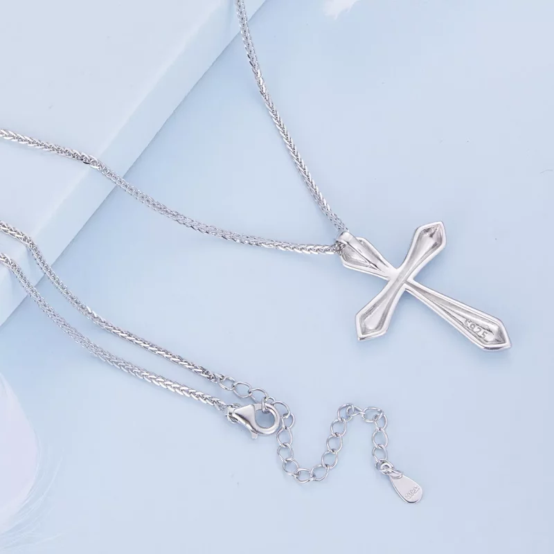 (imagen para) Collar estilo Pandora con cruz de Chopin - BSN304 - Ver 4
