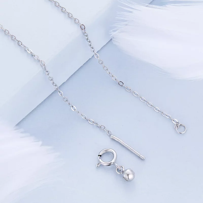 (imagen para) Collar estilo Pandora con conejo lunar - BSN302 - Ver 5