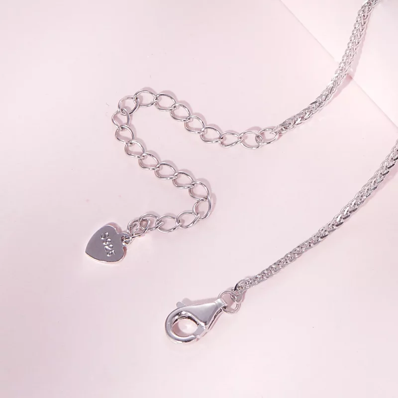 (imagen para) Collar estilo Pandora con huella del pie - SCN497 - Ver 5