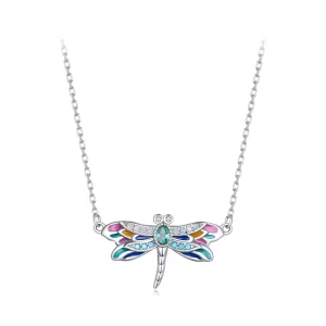 (imagen para) Collar estilo Pandora con libélula - BSN348