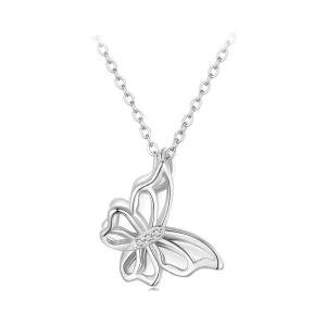(imagen para) Collar estilo Pandora con mariposa - BSN321