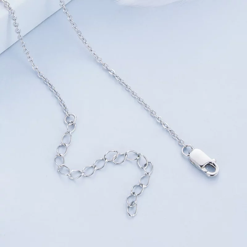 (imagen para) Collar estilo Pandora con pluma - BSN346 - Ver 4