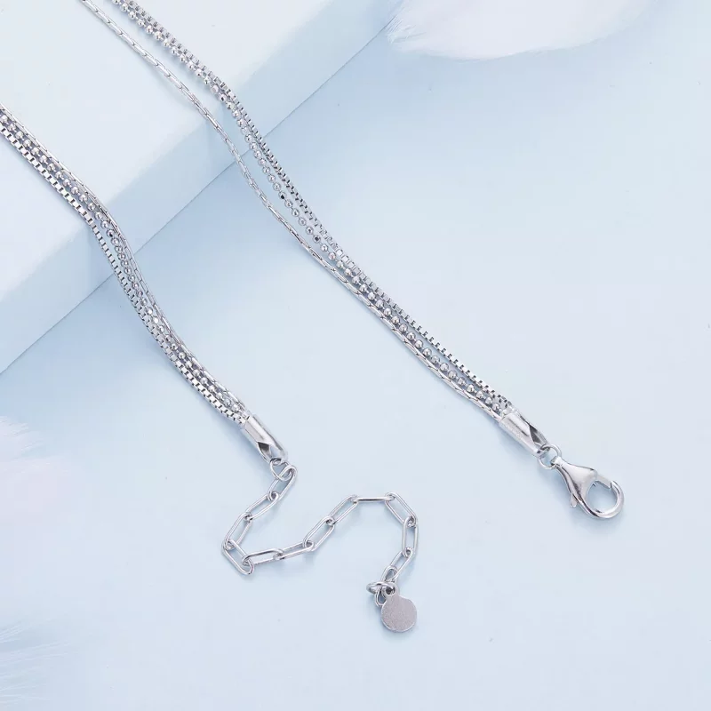 (imagen para) Collar estilo Pandora de tres pisos - BSN333 - Ver 5