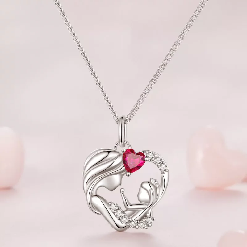 (imagen para) Collar estilo Pandora Madre e Hijo - BSN323 - Ver 3