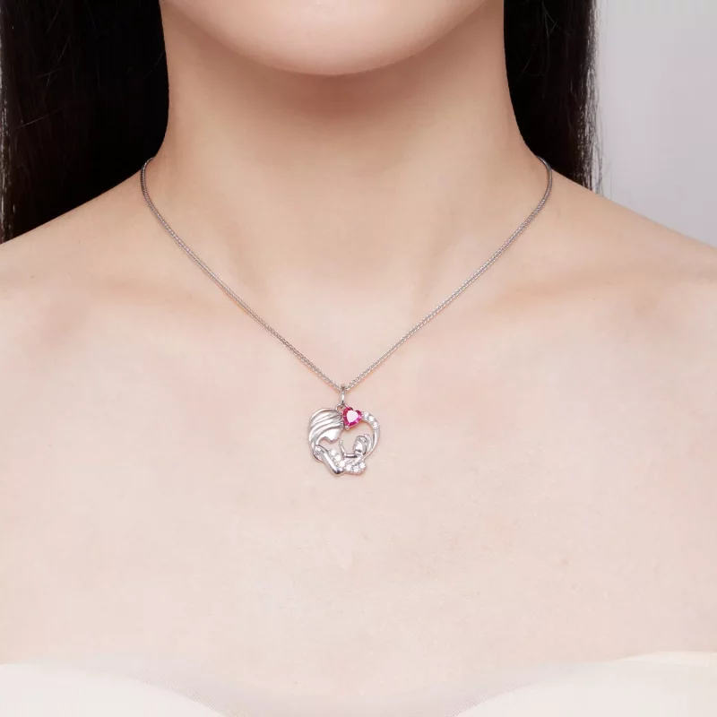 (imagen para) Collar estilo Pandora Madre e Hijo - BSN323 - Ver 6