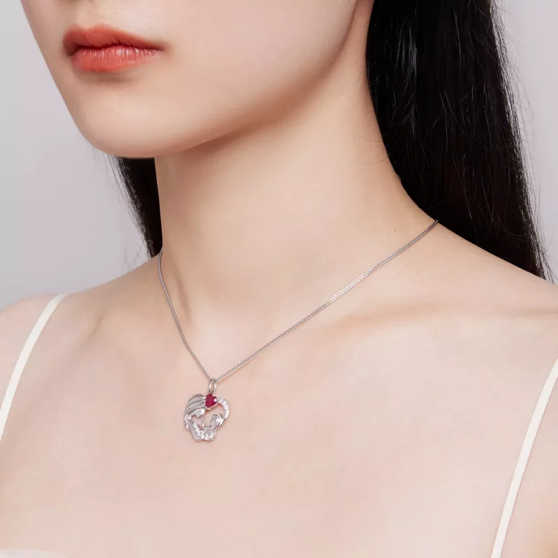 (imagen para) Collar estilo Pandora Madre e Hijo - BSN323 - Ver 7