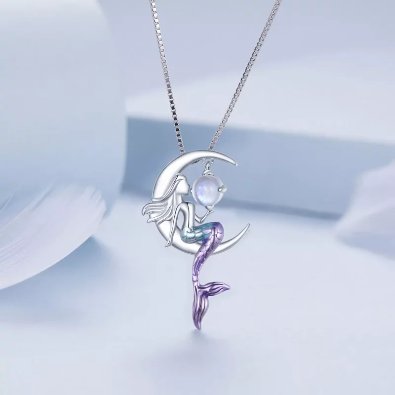 (imagen para) Collar estilo Pandora Sirena - BSN338 - Ver 3