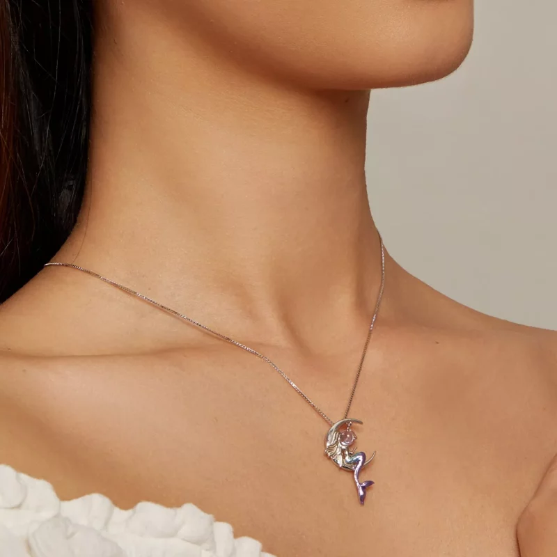 (imagen para) Collar estilo Pandora Sirena - BSN338 - Ver 5