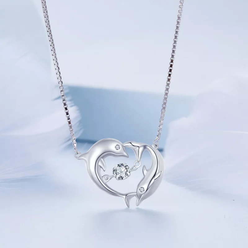 (imagen para) Collar inteligente estilo Pandora con delfín - BSN340 - Ver 3