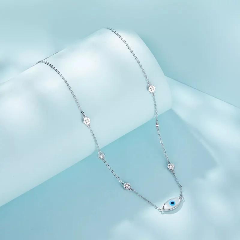 (imagen para) Collar Pandora Style Ojo del Diablo - SCN505 - Ver 2