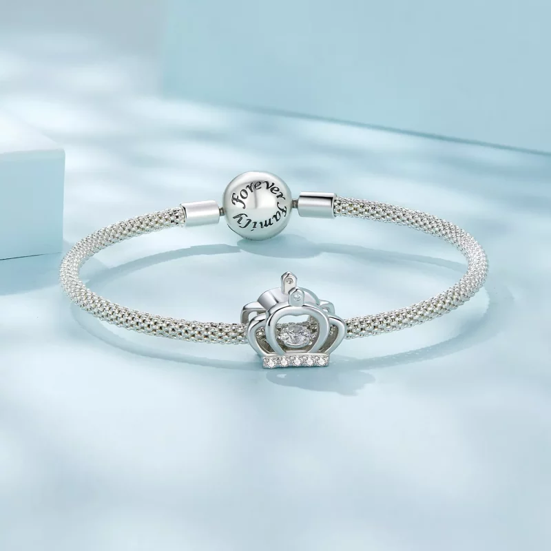 (imagen para) Dije estilo Pandora con charm de corona - SCC2589 - Ver 5