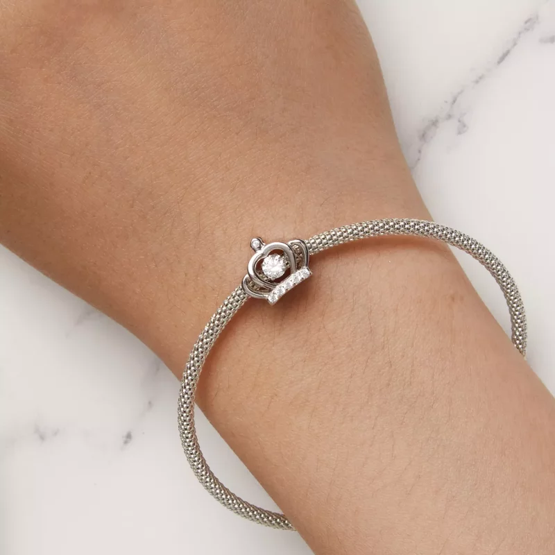 (imagen para) Dije estilo Pandora con charm de corona - SCC2589 - Ver 7