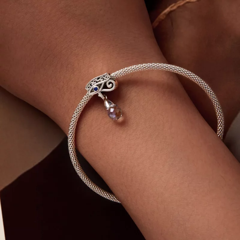 (imagen para) Encanto con estilo Pandora de ojo de diablo - SCC2629 - Ver 6