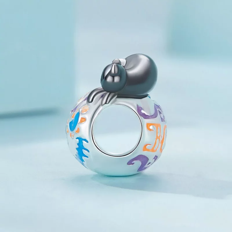 (imagen para) Encanto de calabaza estilo Pandora para Halloween - SCC2626 - Ver 3