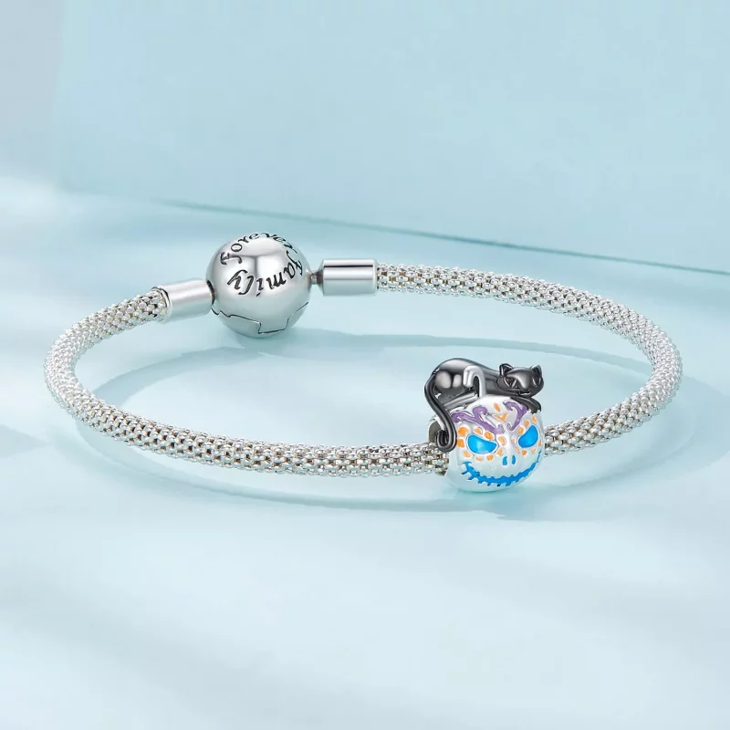 (imagen para) Encanto de calabaza estilo Pandora para Halloween - SCC2626 - Ver 5