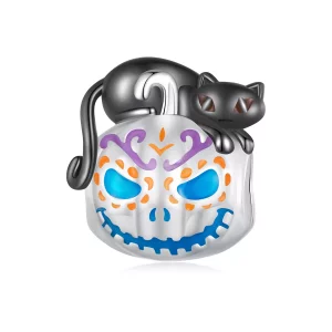 Encanto de calabaza estilo Pandora para Halloween - SCC2626 (imagen para) Encanto de calabaza estilo Pandora para Halloween - SCC2626