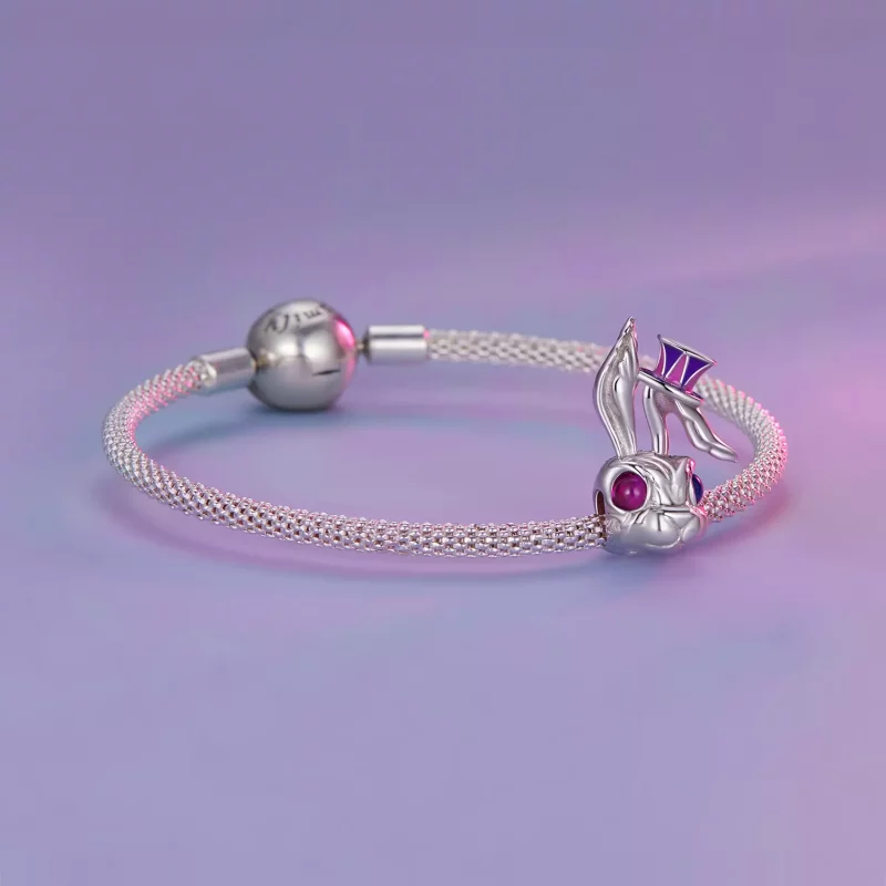 (imagen para) Encanto de Conejo Mágico al Estilo Pandora - SCC2530 - Ver 5