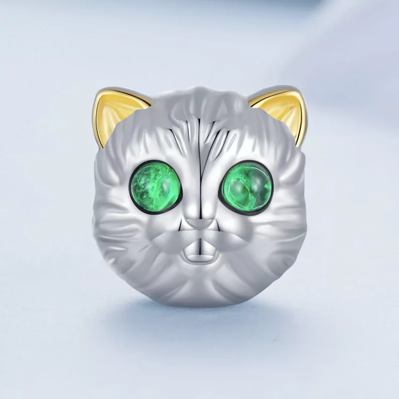(imagen para) Encanto de gato exquisito estilo Pandora - BSC834 - Ver 2