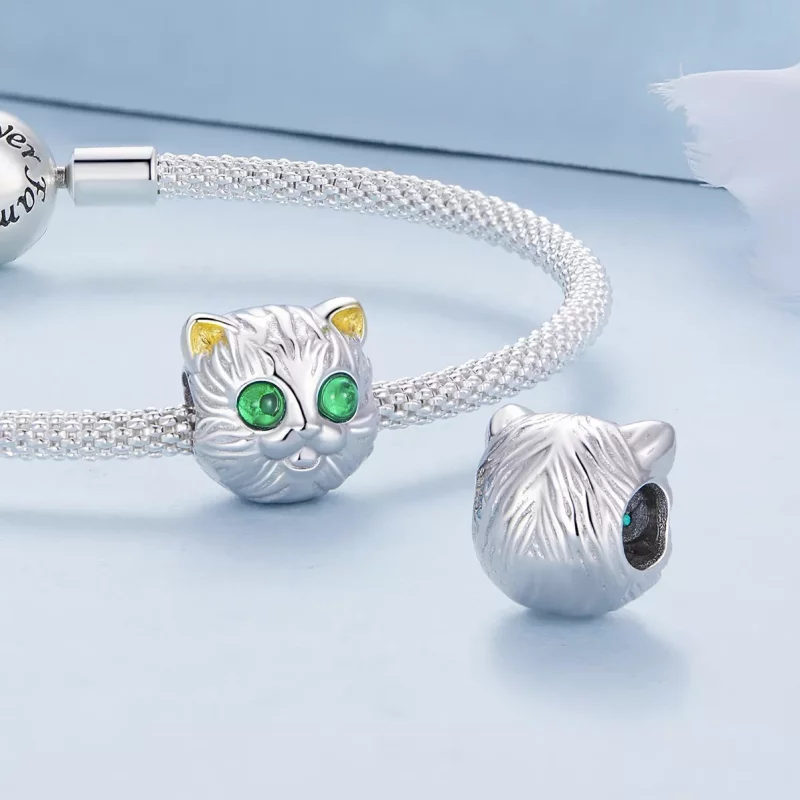 (imagen para) Encanto de gato exquisito estilo Pandora - BSC834 - Ver 4