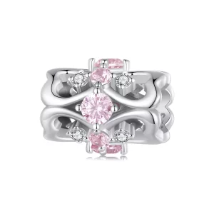 (imagen para) Encanto en forma de corazón estilo Pandora con cintura pequeña - BSC924