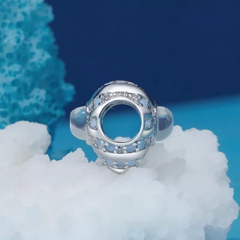 (imagen para) Encanto estilo Pandora Corazón de Ilusión - BSC918 - Ver 3