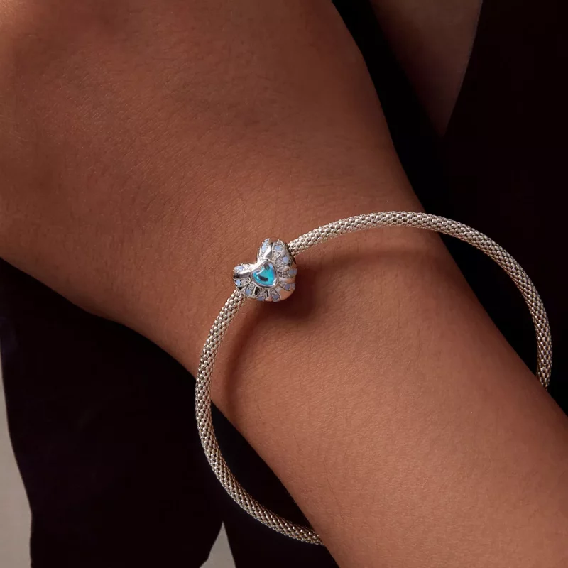 (imagen para) Encanto estilo Pandora Corazón de Ilusión - BSC918 - Ver 7