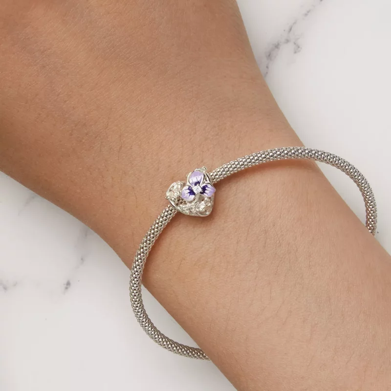 (imagen para) Encanto estilo Pandora de Pensamiento - SCC2585 - Ver 7
