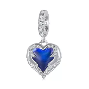 Estilo Pandora Colgante de Corazón Protector - BSC900 (imagen para) Estilo Pandora Colgante de Corazón Protector - BSC900