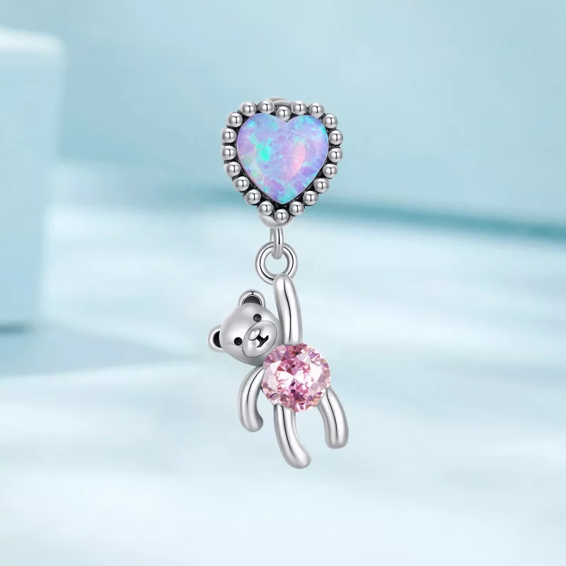 (imagen para) Estilo Pandora - Colgante de Oso - SCC2591 - Ver 2