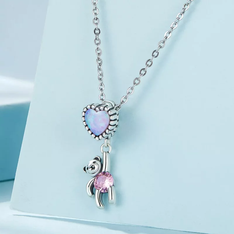 (imagen para) Estilo Pandora - Colgante de Oso - SCC2591 - Ver 3