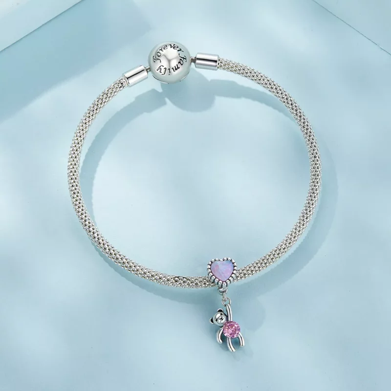 (imagen para) Estilo Pandora - Colgante de Oso - SCC2591 - Ver 6
