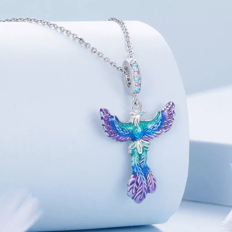 (imagen para) Estilo Pandora Colgante Fénix - BSC880 - Ver 2
