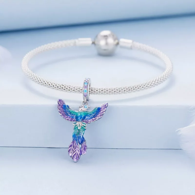 (imagen para) Estilo Pandora Colgante Fénix - BSC880 - Ver 3