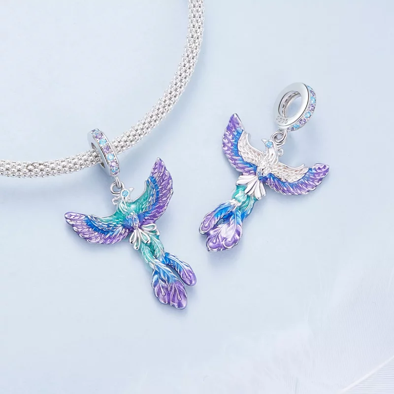 (imagen para) Estilo Pandora Colgante Fénix - BSC880 - Ver 4