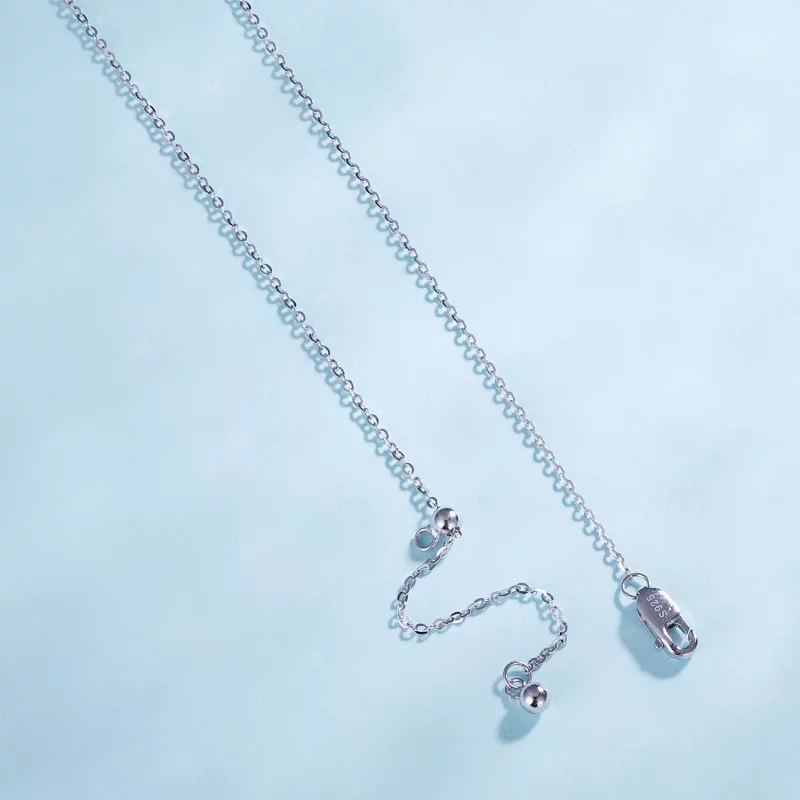 (imagen para) Estilo Pandora Collar de Borlas Brillantes - BSN360 - Ver 4