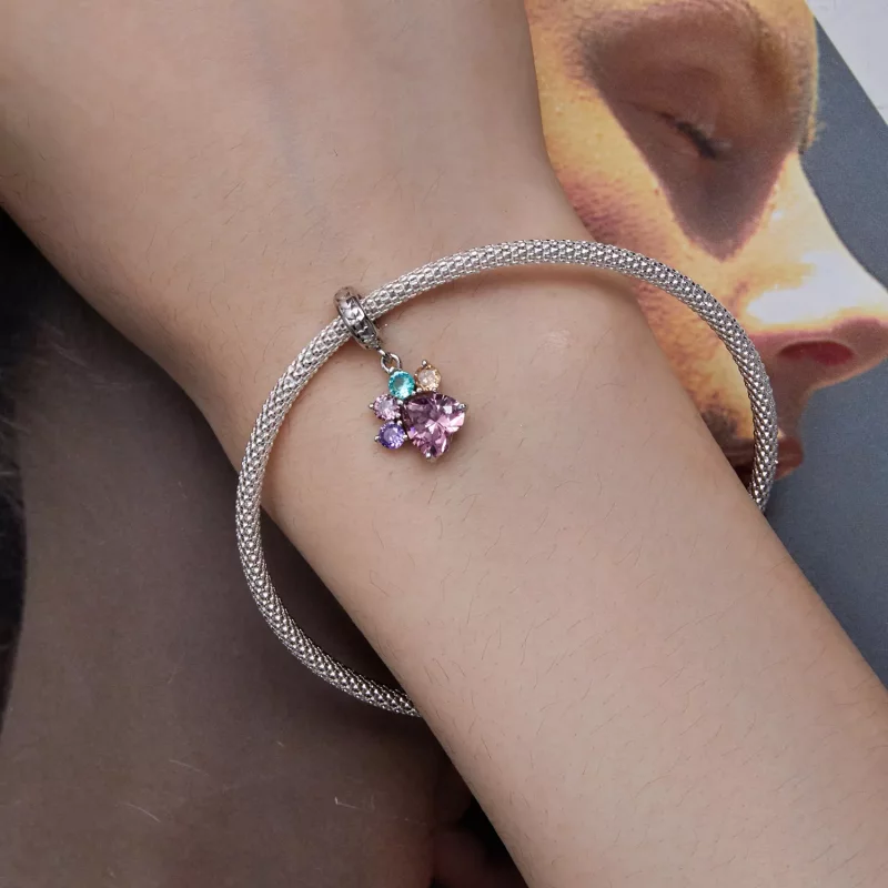 (imagen para) Estilo Pandora Colorido y Lindo Colgante de Garra - SCC2478 - Ver 5