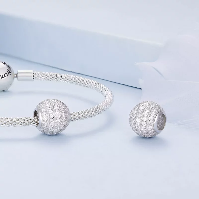 (imagen para) Estilo Pandora lleno de amuletos de la suerte - BSC884-A - Ver 4