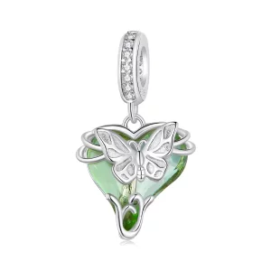 (imagen para) Estilo Pandora Pequeño Colgante de Mariposa Voladora - BSC897